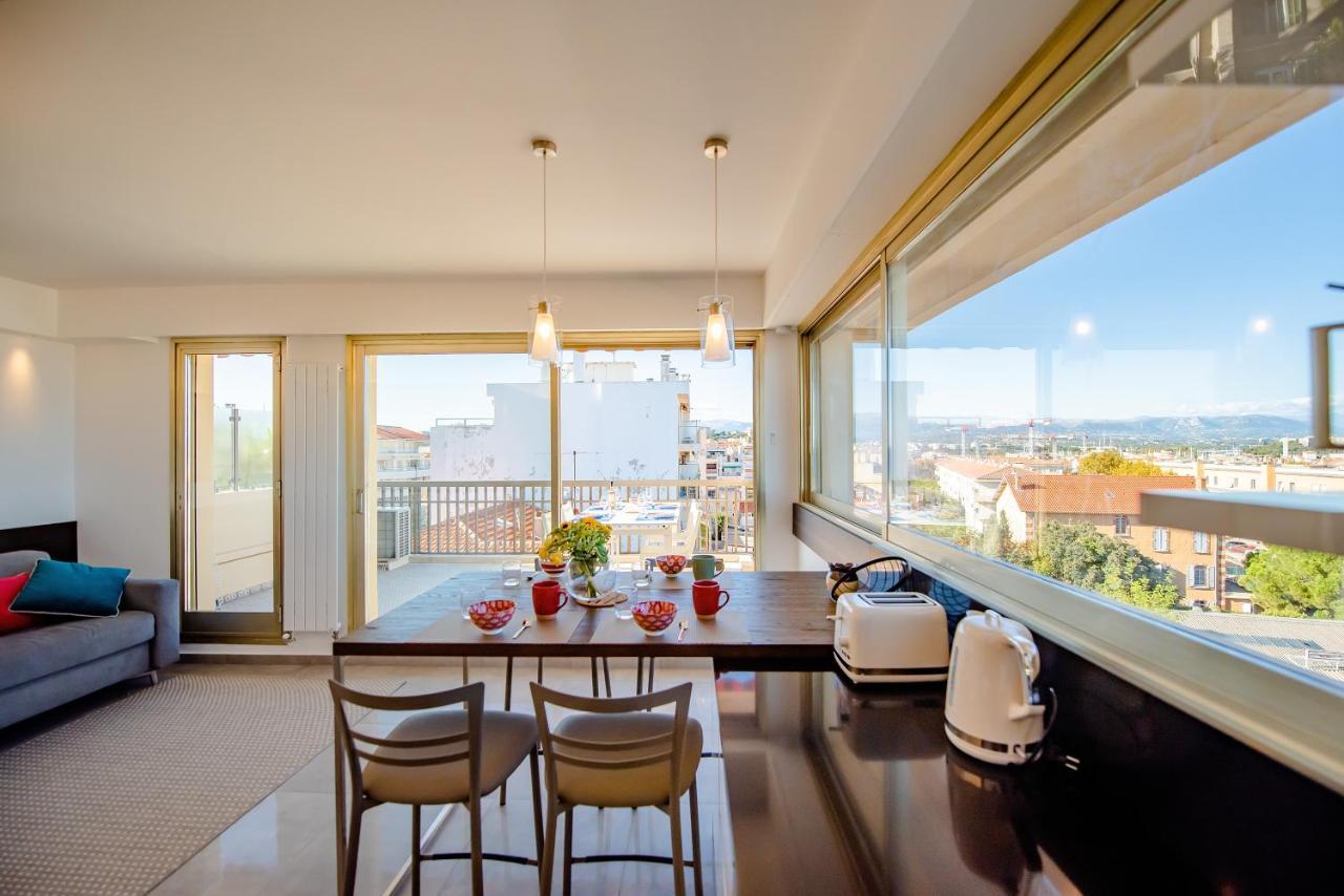 High Standing With Incredible Old Antibes And Sea Views Apartman Kültér fotó